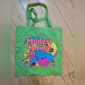 Green Modest Mouse Tote Bag